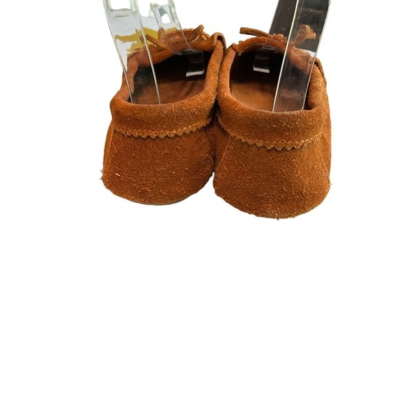 Minnetonka Brown Moccasins Men’s 8 Women’s 10 Loafers Slippers - Picture 7 of 9